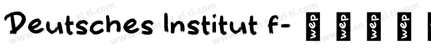 Deutsches Institut f字体转换